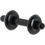 14G Black Acrylic Plug