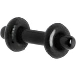 12G Black Acrylic Plug Set