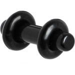 8G Black Acrylic Plug