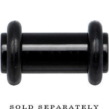 4G Black Acrylic Plug