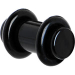 2G Black Acrylic Plug