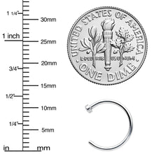 18G Stainless Steel Nose Hoop - 3/8