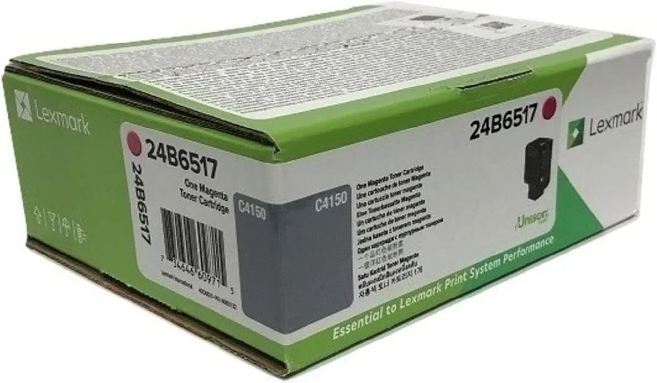 New, Pre-Owned - Lexmark C4150 High Yield Magenta Toner Cartridge, 24B6517