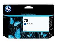 New, Pre-Owned - HP 70 130-ml (C9458A) Blue Ink Cartridge