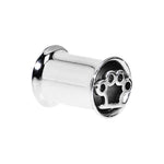 0G Stainless Steel Double Flare Brass Knuckle Tunnel