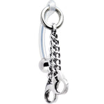 Surgical Steel Handcuff Bioplast Intimate Piercing