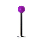 16G Purple Neon Labret Monroe