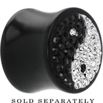 5/8G Crystal Ying Yang Saddle Plug