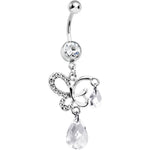 Crystalline Gem Dream Butterfly Belly Ring