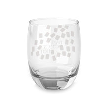 Mah Jong Wine Glass