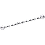 Surgical Steel Notched Industrial Barbell Earring