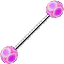 Purple Pink MARRACAS Barbell Tongue Ring