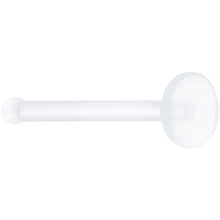 20G Clear Flat Bioplast Nose Retainer