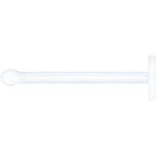 20G Clear Flat Bioplast Nose Retainer