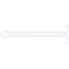 20G Clear Flat Bioplast Nose Retainer