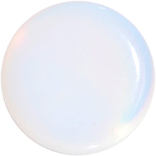 00G Natural Opalite Stone Saddle Plug Set