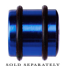 16mm Blue Anodized Titanium Blinking Plug