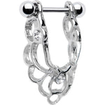 Crystalline Gem Elegant Cartilage Earring