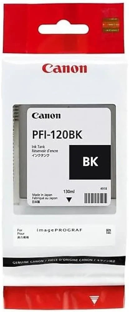 New, Pre-Owned - Canon PFI-120 Black High-Yield Ink Cartridge, 2885C001AA