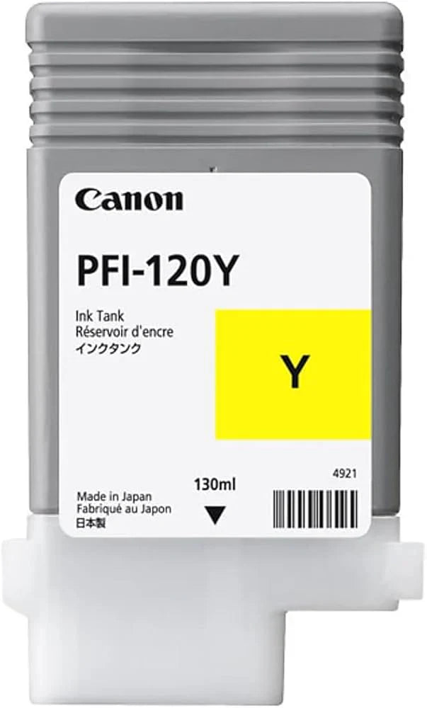 New, Pre-Owned - Canon PFI-120 Yellow High-Yield Ink Cartridge, 2888C001AA