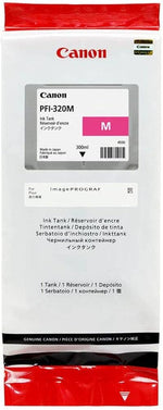 New, Pre-Owned -  PFI-320M 300ml High-Yield Magenta Ink Cartridge, 2892C001AA