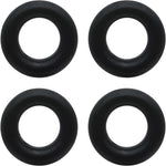 6G Black Rubber O-Ring 4-Pack