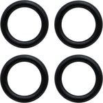 00G Black Rubber O-Ring 4-Pack