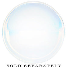7/16 Double Flare Moonstone Saddle Plug