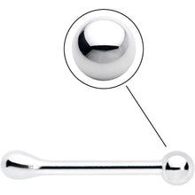 Sterling Silver 1.3mm Ball  Nose Bone