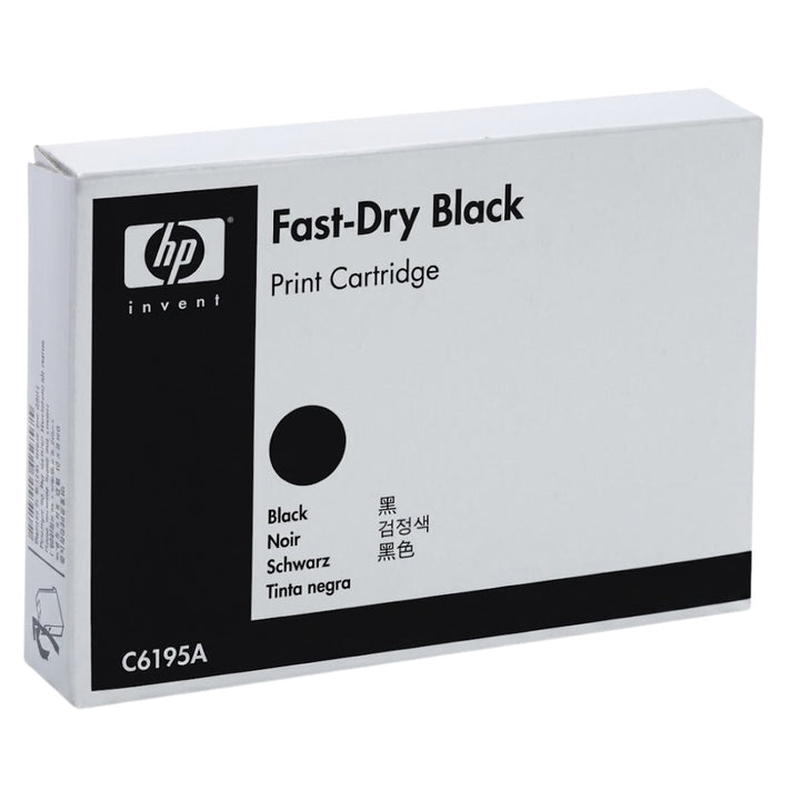 New, Pre-Owned - HP C6195A Fast Dry Black Ink Cartridges