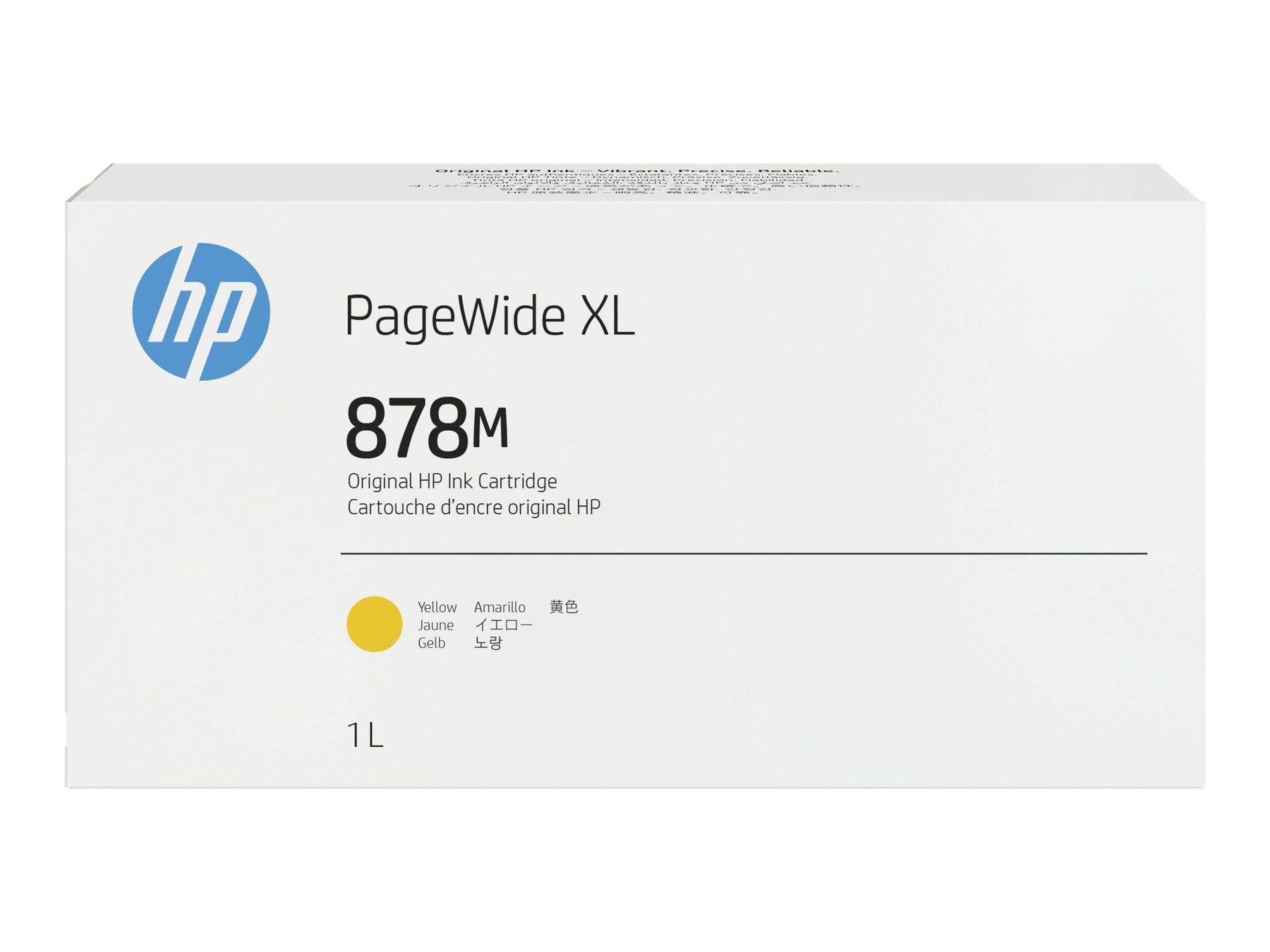 New, Pre-Owned - HP 878M 1-liter Yellow PageWide XL Ink Cartridge (312Z7A)