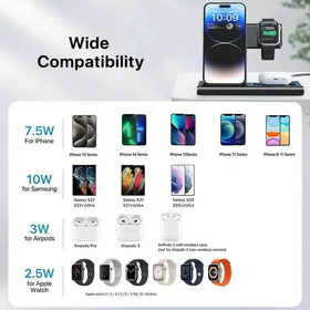 3-in-1 Multifunctional Convenient Wireless Charging Station