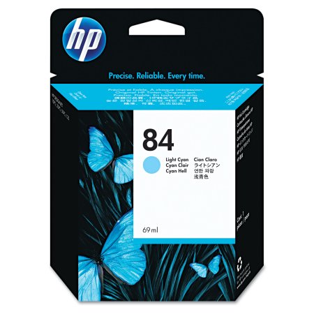 New, Pre-Owned - HP 84 Light Cyan (C5017A) Ink Cartridge