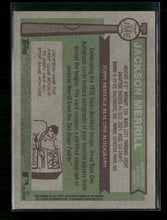 Jackson Merrill 2025 Topps Heritage #ROA-JME Real One Autographs