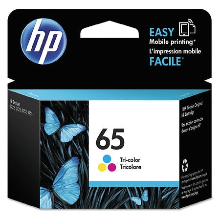 New, Pre-Owned - HP 65 (N9K01AN) Color Ink Cartridge