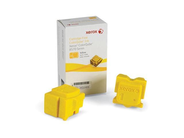 New, Pre-Owned - Xerox ColorQube 8570 / 8580 Yellow Solid Ink Pack (2 Sticks) (108R00928) (108R00948)