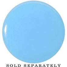 7/8 Blue Neon Glitter Saddle Plug