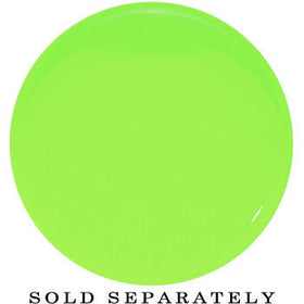 24mm Green Neon Glitter Saddle Plug
