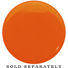 24mm Orange Neon Glitter Saddle Plug