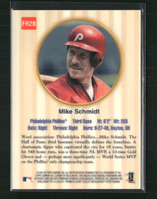 Mike Schmidt 1999 Bowman's Best #FR2B Franchise Favorites Autographs