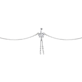 Clear Striking Gem Butterfly Belly Chain