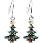 Decorative Christmas Tree Holiday Earrings