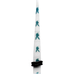 4G White Teal Acrylic Playboy Rabbit Head Taper