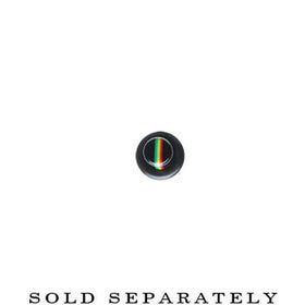 6G Acrylic Rasta Stripe Taper