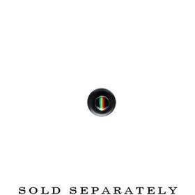 8G Acrylic Rasta Stripe Taper