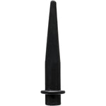 6G Black Silicone Taper