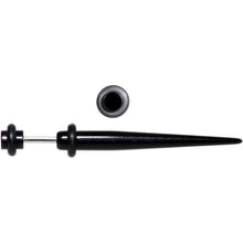 UV Black Acrylic Faux Taper Cheater Plug Set