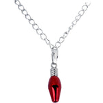 Red Chrismas Light Necklace
