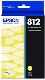 New, Pre-Owned - Epson 812 Yellow Standard Yield Ink Cartridge (T812420-S)