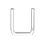 Septum Retainer 14G Clear Borosilicate Glass